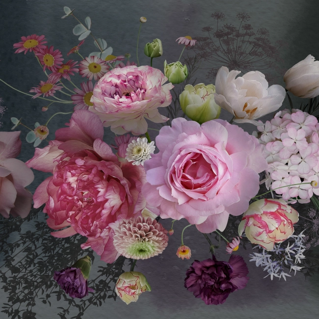 Fototapeta Kwiaty 3D Bukiet na wymiar kolekcja PRESTIGE